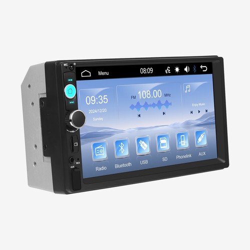 7" Double 2DIN Car MP5 Player Bluetooth Touch Screen Stereo Radio With Camera - Picture 21 of 22