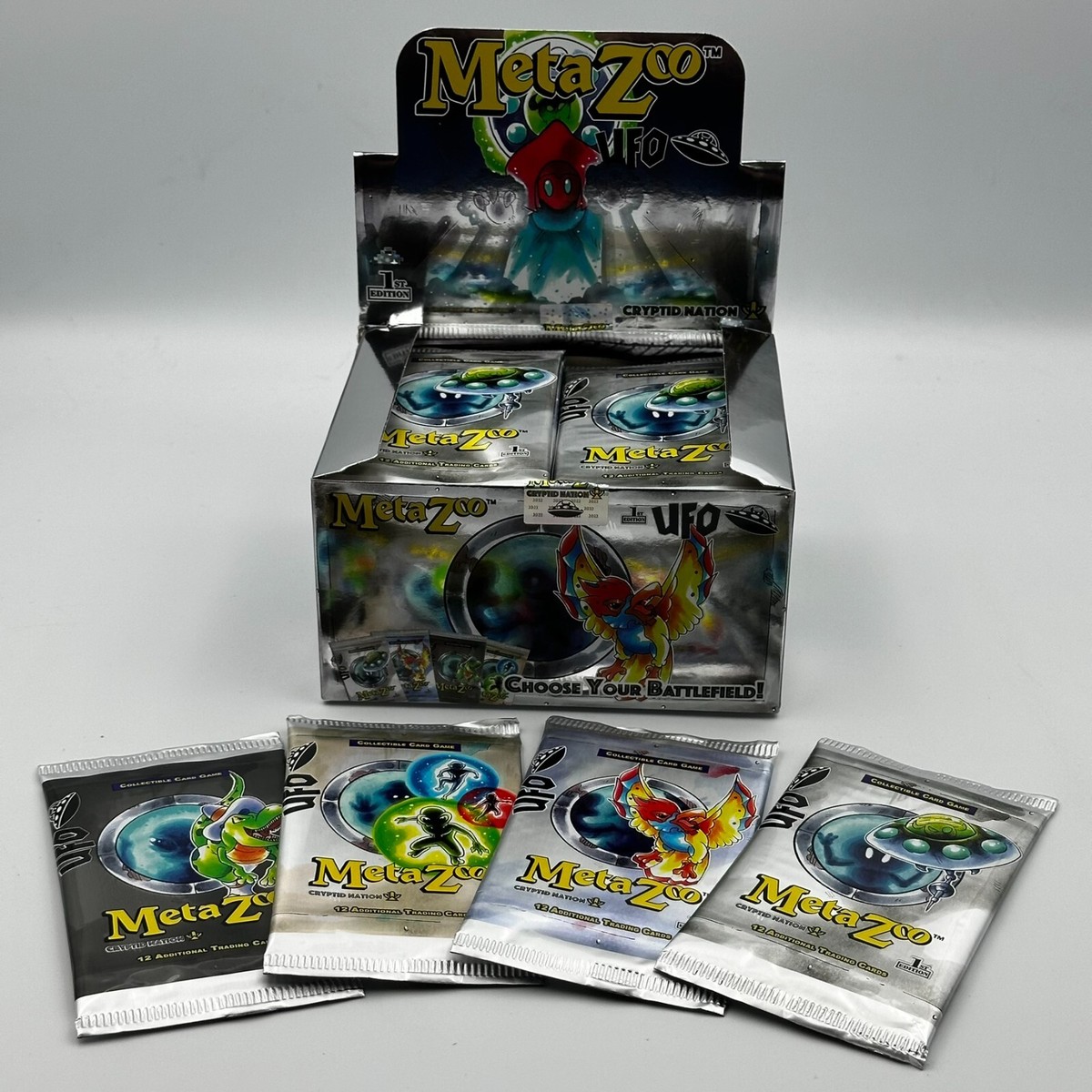 MetaZoo UFO 1st Edition Booster Pack or Sealed Box TCG 2022