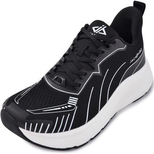 JACKSHIBO Men's Slip in Hands Free Wide Toe Box Shoes Arch Support Wide Sneakers - Picture 24 of 56