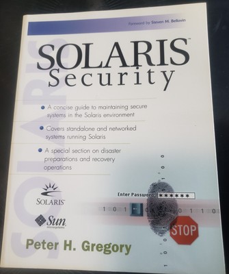 SOLARIS SECURITY By Peter Gregory & Peter H. Gregory **BRAND NEW**