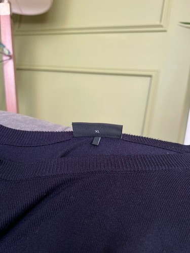 Emporio Armani Jumper XL Knitted logo sweater blue - Foto 6 di 7
