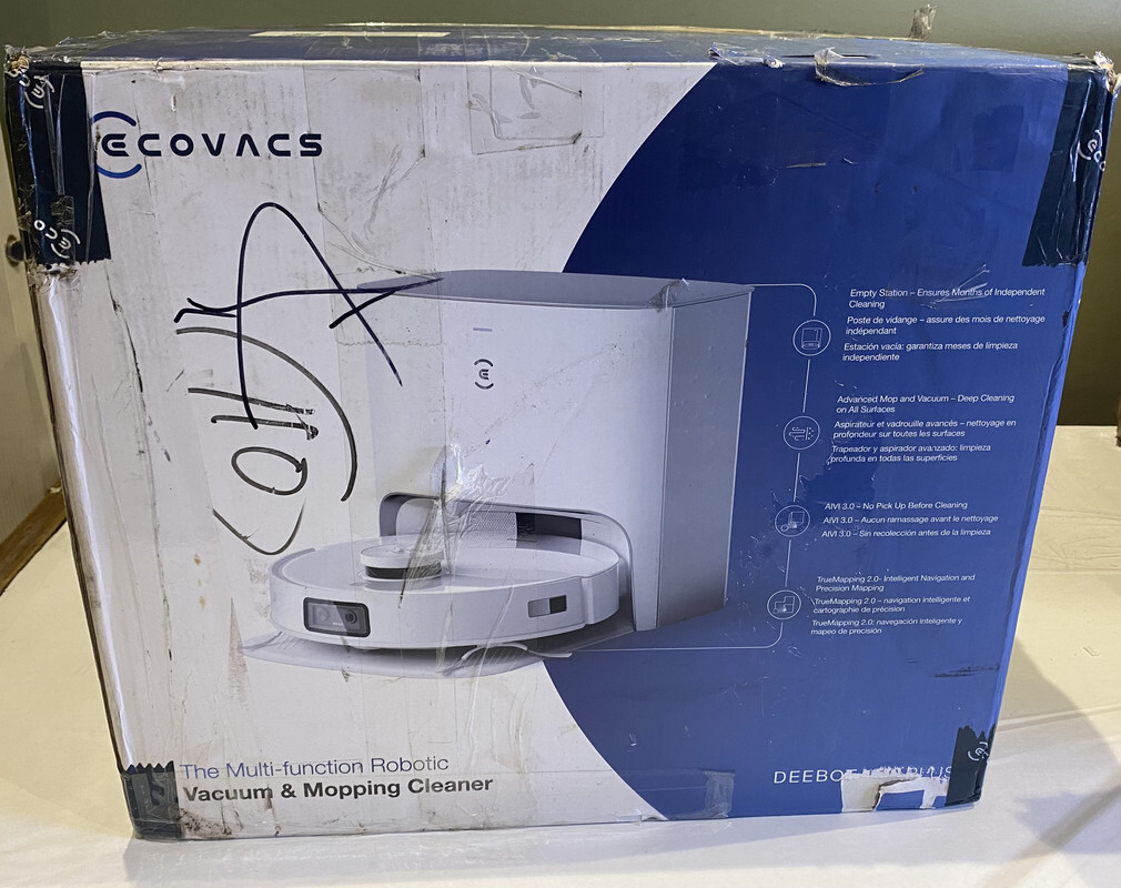 ECOVACS DEEBOT T10 本体と付属品 ECOVACS DEEBOT T10 PLUS VACUUM AND MOP ROBOT WITH AUTO-EMPTY