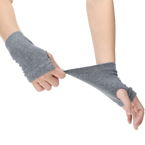 NEU Halb Fingerlose Handschuhe Winter Strickhandschuhe Weich Warm Damen Herren - Bild 42 von 53