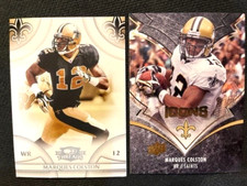 NFL - Marques Colston 2008 Donruss Threads & 2008 Upper Deck ICONS - Saints
