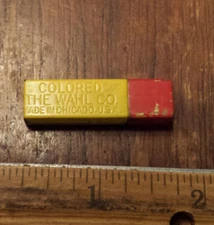 EVERSHARP RED TOP  Square Leads - empty Metal Box  - COLORED THE WAHL CO.