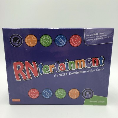 RNtertainment Exam Review Game 2nd Edition Interactive Study Tool for Nurses NEW