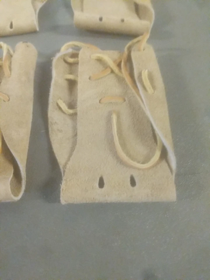 Botas de cuero vintage para perro de la suerte talla estándar gran forma ~ TRL7#29 Foto 4 de 4