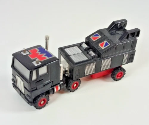 MC TOY VTG 80s MEGA MOTO-BOTS CRANE TRUCK TRANSFORMING ROBOT DYNA-BOTS BOTZ