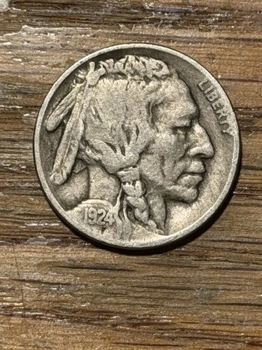 1924-P BUFFALO NICKEL FINE VERY FINE CONDITION