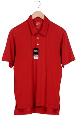 adidas Golf Poloshirt Herren Polohemd Shirt Polokragen Gr. M Rot #dtzkmjo