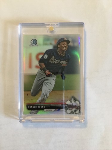 2017 Bowman Draft Chrome Ronald Acuna Jr. BDC-39 Refractor