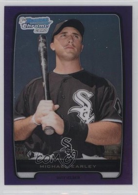 2012 Bowman Chrome Prospects Retail Purple Refractor 171/199 Michael Earley b4y