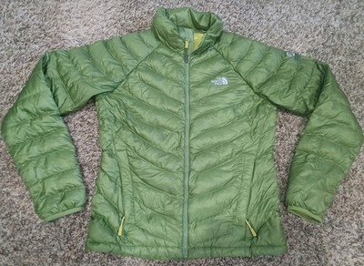 The North Face Jacket Womens Medium Green Summit Series 800 Down Puffer PERTEX