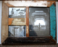 Rahmen Zum AufhäNgen Aus Recyceltem Holz - Bilderrahmen Fotorahmen -49 X 39 Cm