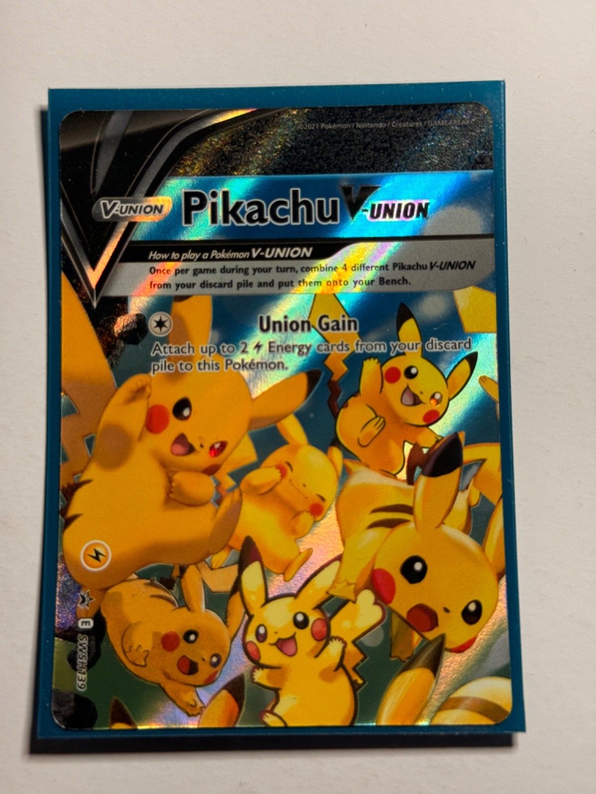 Pokemon Pikachu V-Union SWSH 139