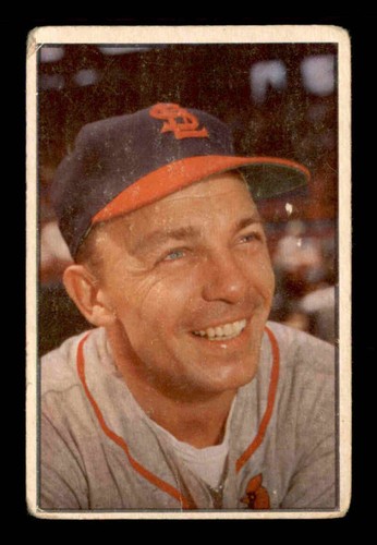 Eddie Stanky #49 1953 Bowman Color card