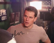 MATT DAMON signed autograph 20x25cm BOURNE in person autograph COA