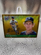 2025 Topps Chrome Platinum Alan Trammell Gold Wave Refractor /50 #460 Tigers