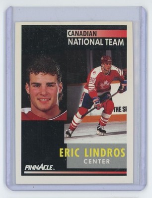1991-92 Pinnacle NHL Eric Lindros . Canada #365