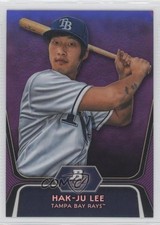 2012 Bowman Platinum Prospects Retail Purple Refractor Hak-Ju Lee #BPP20 0c6