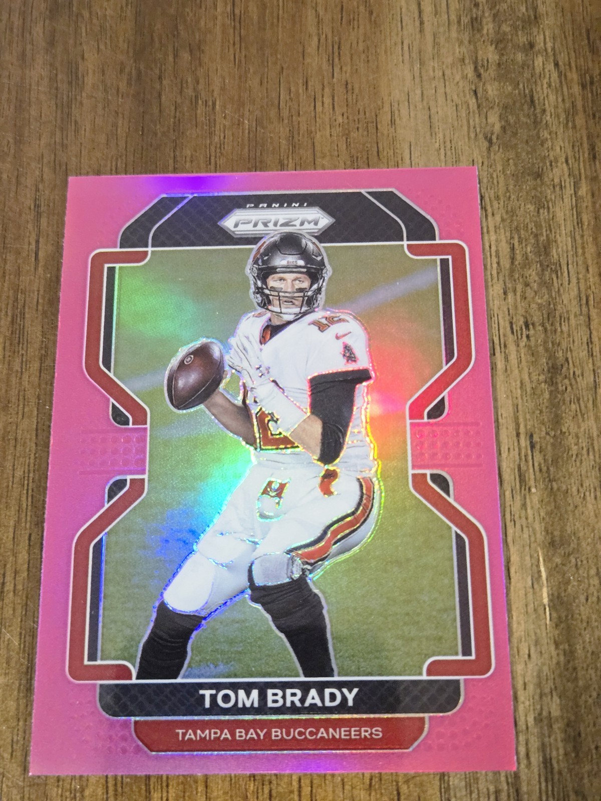 2021 PANINI PRIZM TOM BRADY # 294 PINK PRIZM TAMPA BAY BUCCANEERS