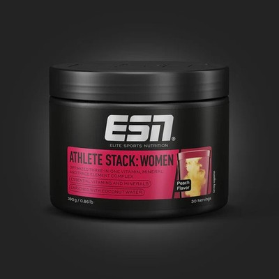 ESN Athlete Stack: Women Powder - 390 g - Peach - MHD 31.08.2027