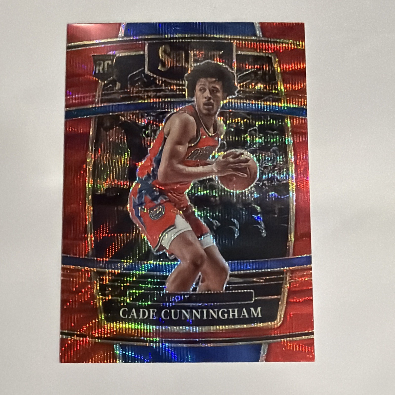 2021-22 Panini Select - Concourse Cade Cunningham #11 Red Wave Prizm (RC)