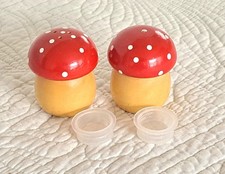 Salz- und Pfefferstreuer Set Fliegenpilz Spielzeug Holz Coppenrath? Spiegelburg?