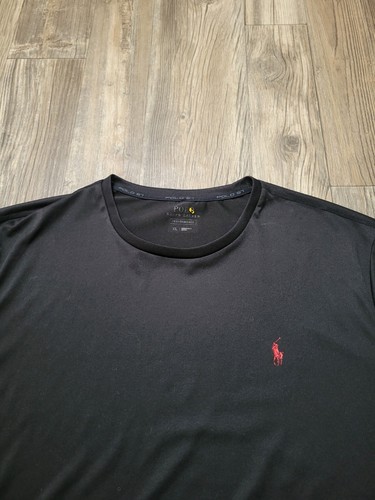 Polo Ralph Lauren Performance Shirt XL Black Pony Sport 67 Outdoor Mens Light - Picture 2 of 8