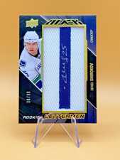 2009-10 UD Black Hockey #92 Sergei Shirokov 38/99 Rookie Lettermen Patch Auto!!!