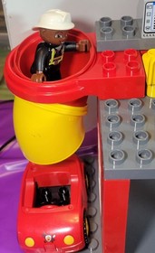 LEGO Duplo 5601 Fire Station Almost Complete. Please Read Description