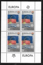 2006 Anniversaire 50 ans  Europa bloc dentelé Kiribati  neuf **