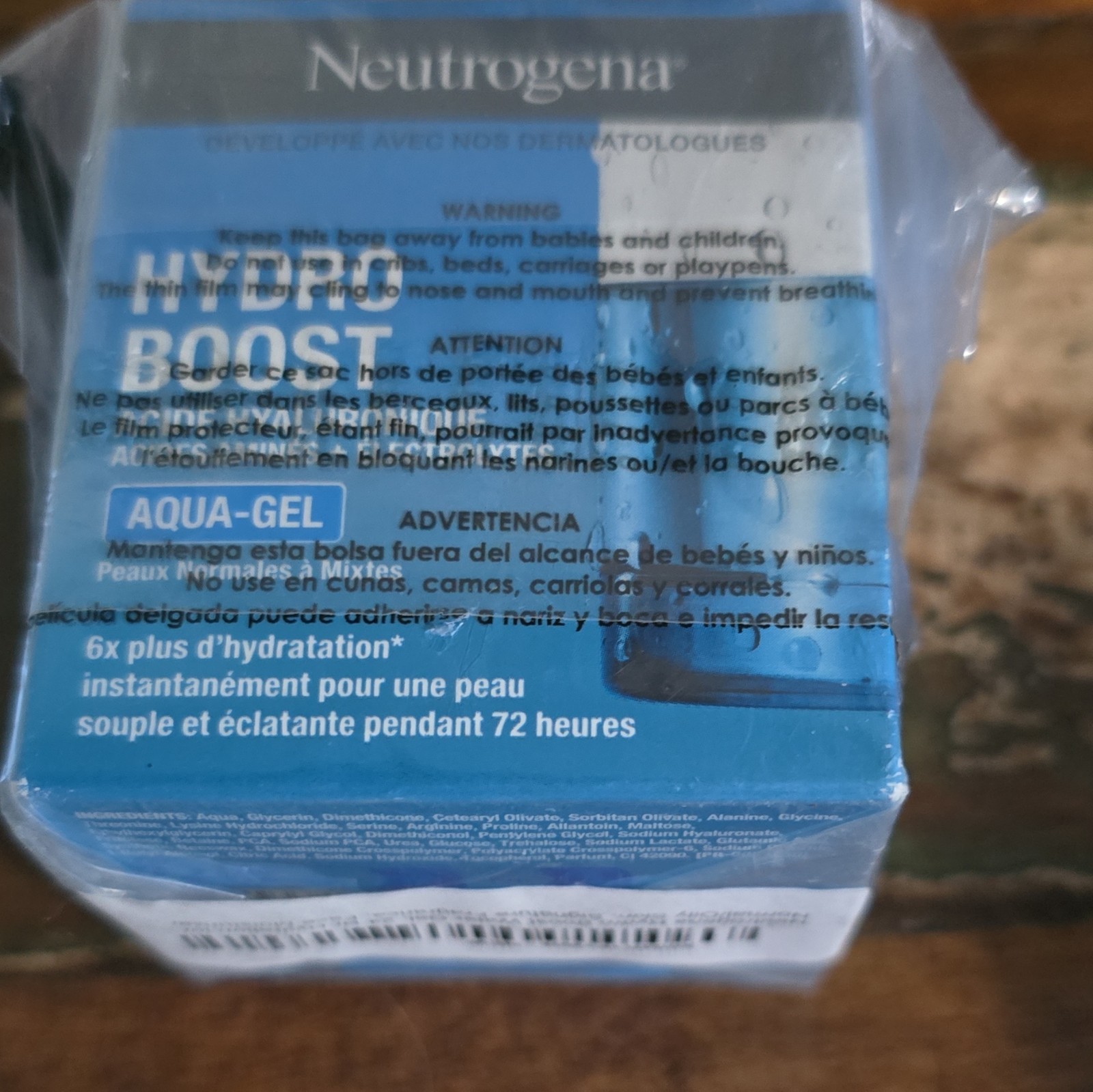 Neutrogena Hydro Boost Water Gel 50ml Little Jar Sealed Normal To Combo Skin image 4