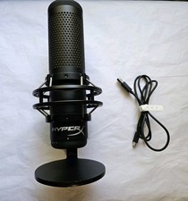 HyperX QuadCast S RGB USB Condenser Microphone Black w/ USB C Cable Working Fine
