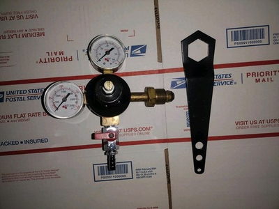 #ad #ad Micro Matic Double Nitrogen Regulator Draft Beer Keg System 0 60 PSI Supply Feed $50.00