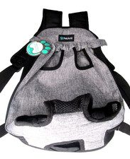 NEW W/Tag PetAmi Front Facing Backpack Dog Pet Carrier Medium Gray/Black
