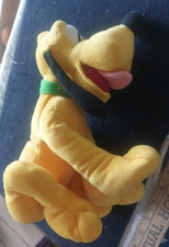 Disney "Pluto" Mickey Mouse Puppy Dog Plush Stuffed Animal 15" EUC