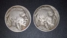 1920-P & 1921-P Buffalo Nickels - Dates Visible - Great Set of Coins!