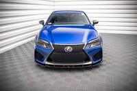 Maxton Design Frontlippe V.2 Passend FüR Lexus Gs F Mk4 Fl Schwarz Hochglanz