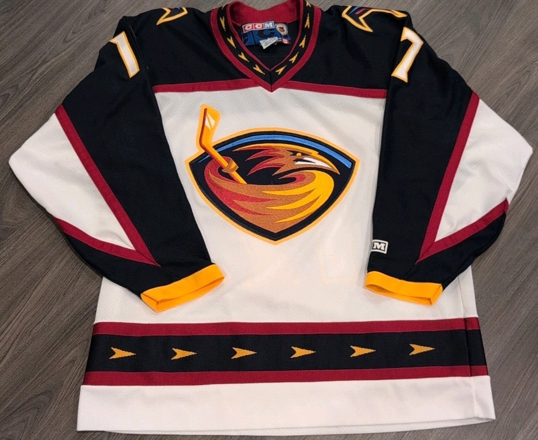 Rare Vintage Atlanta Thrashers Ilya Kovalchuk CCM MiC Jersey XL