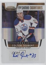 2011-12 Panini Rookie Anthology Mirror Gold 22/25 Colten Teubert #208 Auto 0c2