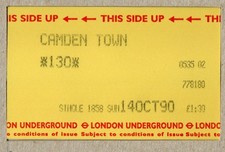 Camden Town 02 - UTS London Underground ticket - London NW1