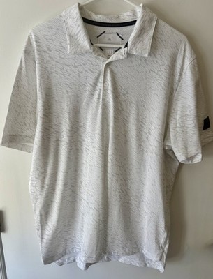 Adidas Men's White Polo Golf Adicross Style Size Large NEW $80