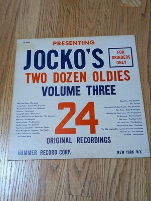 Jocko's Two Dozen Oldies Vol. 3 12'' LP Record 33 RPM Hammer R&B
