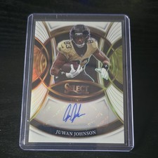 2025 Panini Select Prizm Juwan Johnson Saints Autograph Signatures /35