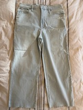 Madewell The Perfect Vintage Wide-Leg Crop Jean in Light Wash Size 31