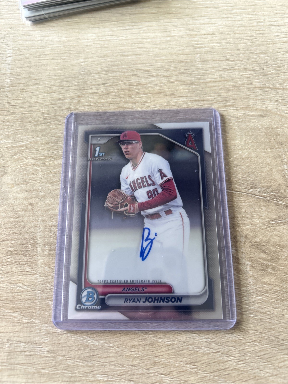 2024 Bowman Draft - Chrome Prospect Autographs Ryan Johnson #CPA-RJ (AU, RC)
