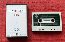 STATUS QUO - CASSETTE TAPE WITH PAPER LABELS - 1982