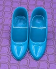 Vintage Barbie 1960s JAPAN Aqua Blue Turquoise CT Pumps Heels Outfits Listed