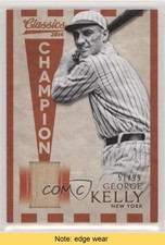 2014 Panini Classics Champion Materials Bats 51/99 George Kelly #8 HOF READ 3vl